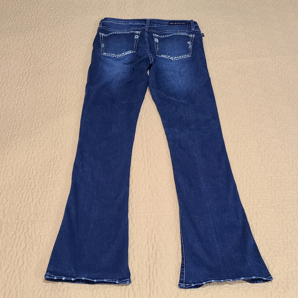 Rock & Republic Kassandra boot cut jeans size 8 - Picture 7 of 10